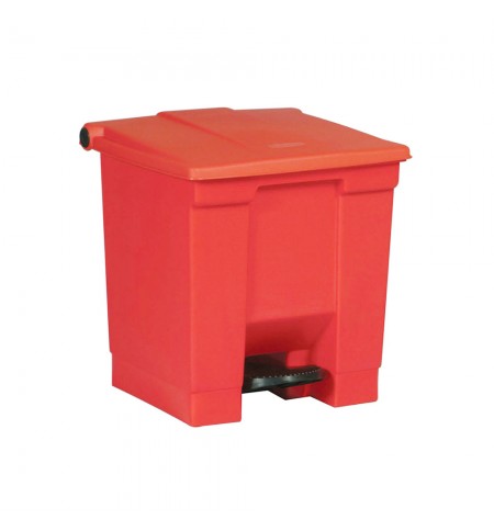 Contentor 30L Plástico Vermelho com Pedal