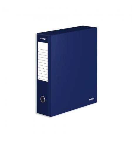 Pasta Arquivo+Cx Ambar L/L Din com calha Azul