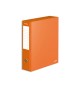 Pasta Arquivo+Cx Ambar L/L Din com calha Laranja