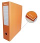 Pasta Arquivo+Cx Ambar L/L Din com calha Laranja