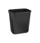 Papeleira Rectangular S/Tampa Basculante 26.6 Litros Preto