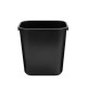 Papeleira Rectangular S/Tampa Basculante 26.6 Litros Preto