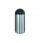 Contentor 55L Metal EasyPush Aço Inox