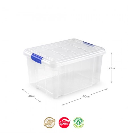 Caixa Plástico 40x30x21cm 16L
