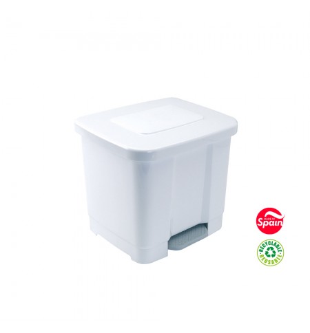 Contentor c/Pedal 33 Litros Branco