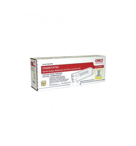 Toner OKI Amarelo 43381905 2000 Pág.