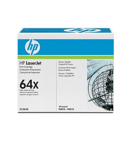 Toner HP 64X Preto CC364X 24000 Pág.