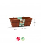 Floreira Varanda Suporte Terracota 28x50x19,5cm 1un
