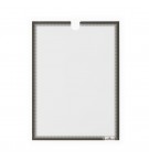 Moldura Adesiva A4 Durable 400657 Cinza 5un