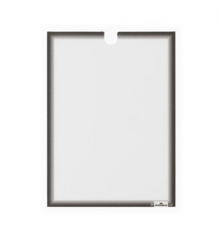 Moldura Adesiva A4 Durable 400657 Cinza 5un