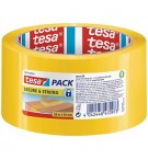 Fita Adesiva Segurança 50mmx50m Amarela Tesa 1un