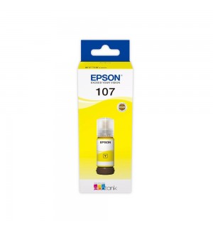 Tinteiro Epson 107 Amarelo C13T09B440 70ml 7200 Pág.