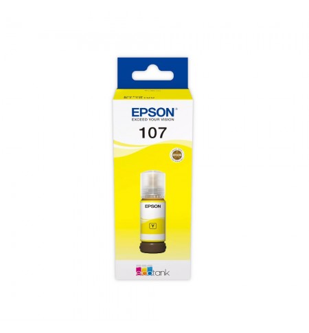 Tinteiro Epson 107 Amarelo C13T09B440 70ml 7200 Pág.