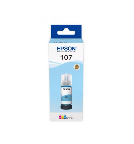 Tinteiro Epson 107 Azul Claro C13T09B540 70ml 7200 Pág.