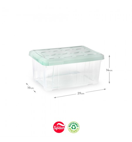 Caixa Plástico 29x19x14cm Cores Sortidas 5L