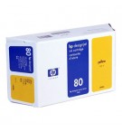 Tinteiro HP 80 Amarelo C4848A 350ml 4400 Pág.