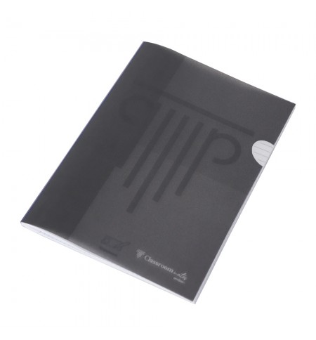 Caderno Agrafado A4 Pautado PP Ambar Preto 48Fls 1un