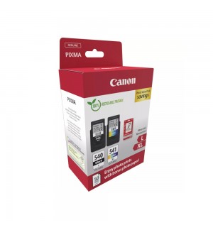 Pack Tinteiros Canon 540L/541XL Preto/Cor + Papel 5224B012