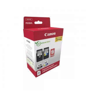 Pack Tinteiros Canon 540/541 Preto/Cor + Papel 5225B013