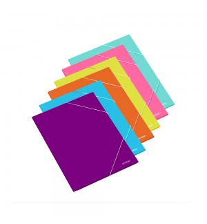 Capa Elásticos A3 Ambar School Cartolina Plastificada 1un