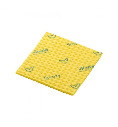 Pano Breazy 35x36cm Amarelo Vileda Professional 25un