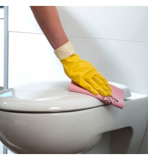 Pano PVAmicro 38x35cm Vermelho Vileda Professional 5un