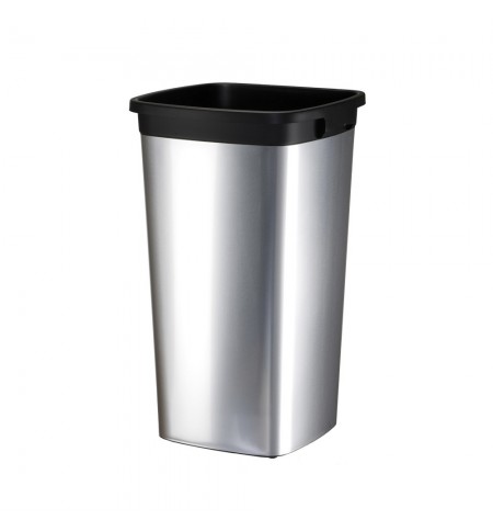 Contentor 60L Plástico Quadrado Iris Cor Metálico sem Tampa