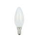 Lâmpada LED E14 Vela 2W 250lm Mate Branco Quente