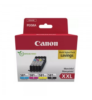 Pack Tinteiros Canon 581XXL 4 Cores 1998C007