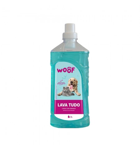 Detergente Lava Tudo Casas com Animais WOOF 1L