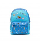 Mochila Escolar Ambar Dog Person Blue 25L