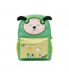 Mochila Escolar Ambar Dog Person Green Furry 25L