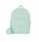 Mochila Escolar Ambar Mint Campus Moonflower 27L