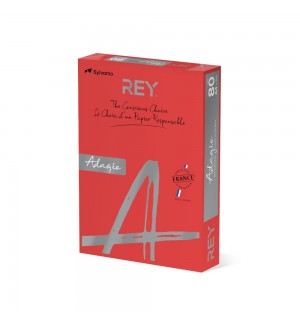 Papel Fotocopia Vermelho Intenso Adagio(cd22) A4 80gr 1x500F