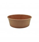 Saladeiras 1100ml Cartão Redondo Ø185mm Cor Kraft 50un