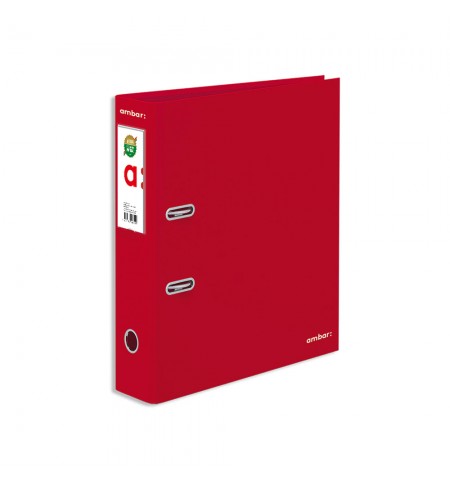 Pasta Arquivo L/L Ambar c/Rado Din Vermelho