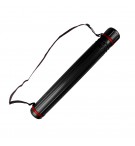 Tubo Porta Desenhos Plástico 75cm Diâmetro 9cm Preto