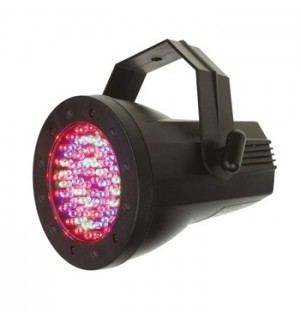 Projetor LED Par36 ABS com 4 Canais DMX