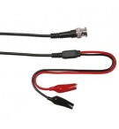 Cabo Coaxial BNC Macho + 2 Pinças Crocodilo