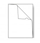 Bolsa Plástico em L A4 200mic Roma36B Incolor 50un