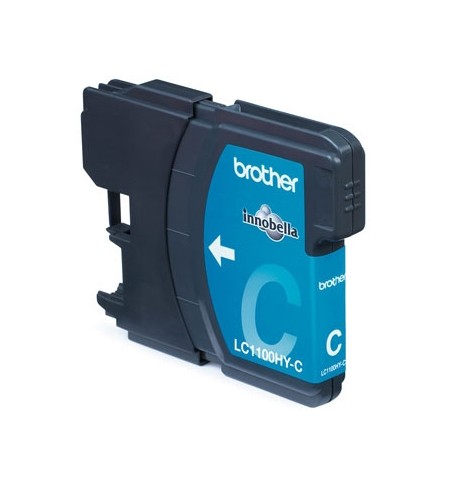 Tinteiro Brother LC1100HYC Azul 10,1ml 750 Pág.