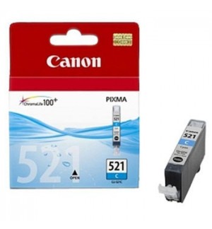 Tinteiro Canon 521 Azul 2934B001 9ml 448 Pág.