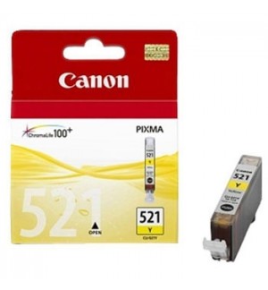 Tinteiro Canon 521 Amarelo 2936B001 9ml 477 Pág.
