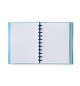 Caderno Inteligente A4 PP Ambar EcoSmart Azul 100Fls