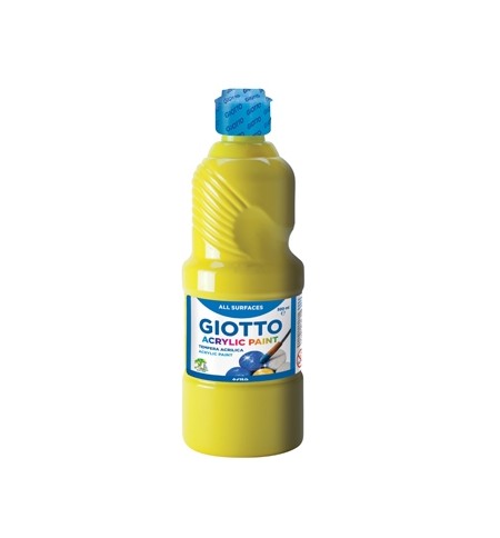 Guache Líquido Acrílico 500ml Giotto Amarelo
