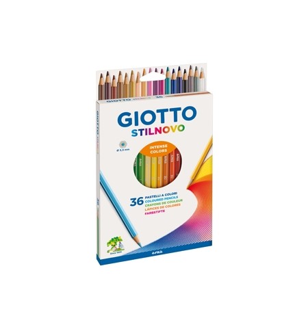 Lápis Cor 36un Cx Cartão Giotto Stilnovo 18cm