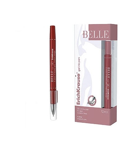 Esferográfica Gel EK Belle Vermelho 0,5mm 1un