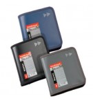 Bolsa para 24 CDs com Fecho Zip EK Megapolis Cinza