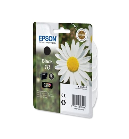 Tinteiro Epson 18 Preto C13T18014010 5,2ml