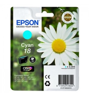 Tinteiro Epson 18 Azul C13T18024010 3,3ml
